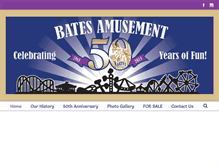 Tablet Screenshot of batesamusement.com